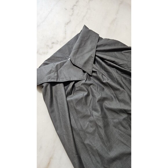 RAW Enthusiasm Women’s Pants Small Gray Wide Leg High Waist Trousers - Picture 5 of 9